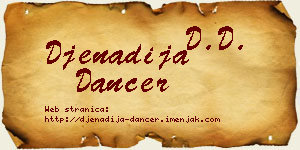 Đenadija Dancer vizit kartica